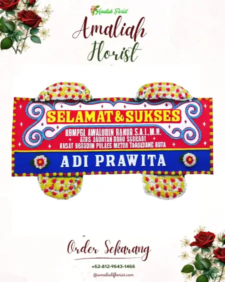 Papan Bunga Ucapan Selamat Kaungcaang
